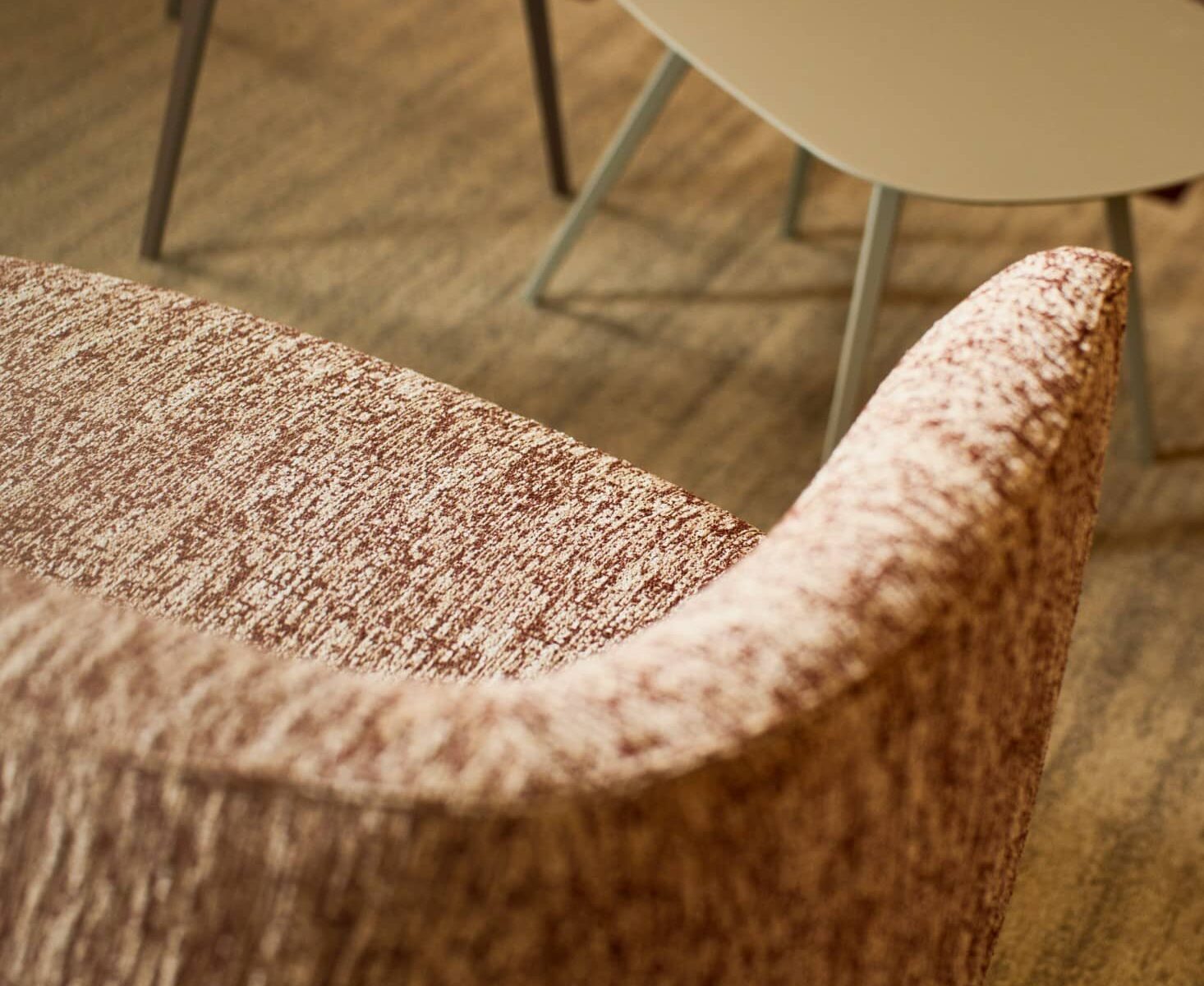 Dettaglio di tessuto intrecciato del divano – Homy Livia Verona